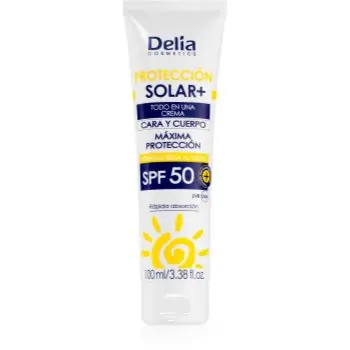 Delia Cosmetics Sun Protect crema protectoare pentru fata SPF 50