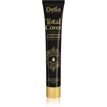 Delia Cosmetics Total Cover machiaj rezistent la apa SPF 20