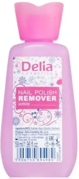 Delia Dizolvant pentru ojă cu acetonă, 58 ml