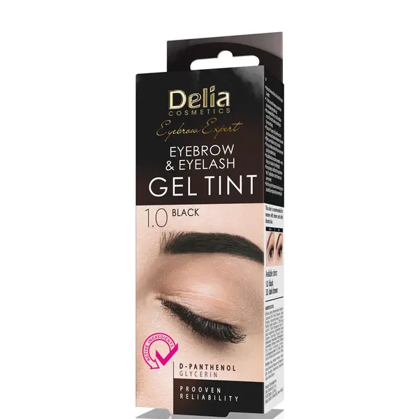 Delia Eyebrow & Eyelash Gel Tint 15ml - Black