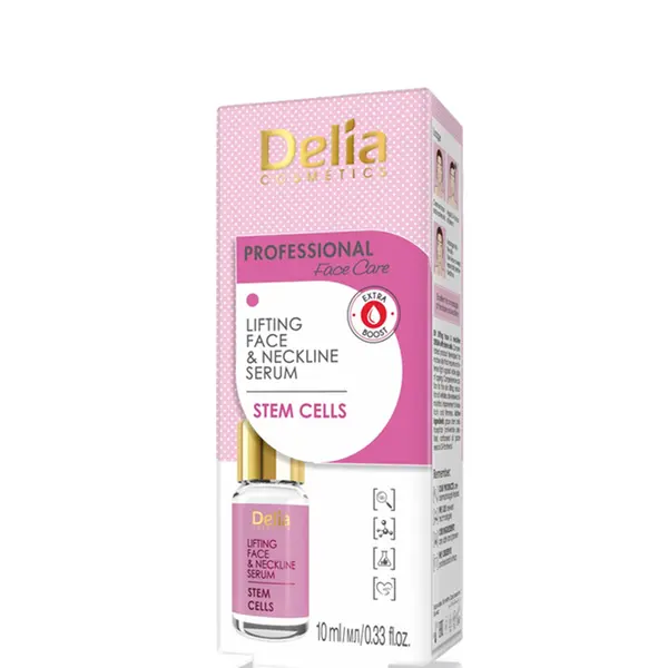 Delia Face & Neckline Serum Anti-Wrinkle Treatment - Lifting with Stem Cells 10ml