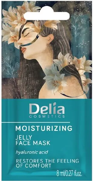 Delia Mască facială cu gel hidratant, 8 ml