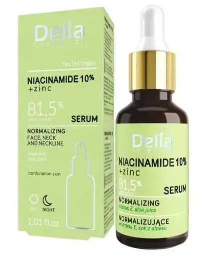Delia ser pentru fata, gat si decolteu cu niacinamide 10% 30 ml