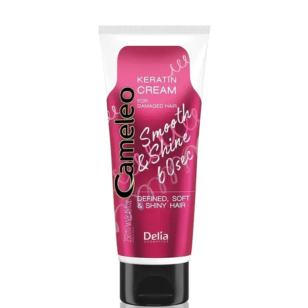 Delia Smooth & Shine 60sec Keratin Cream for Damaged Hair 250ml