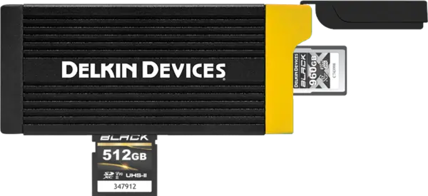 Delkin CFexpress 4.0 BLACK | Type A | VGP200, R1830/W1740 I 960GB,Card CFExpress cititor de carduri inclus