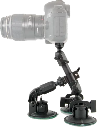 Delkin Fat Gecko Camera Mounts - FG Triple Suction, Suport cu trei ventuze pentru camera foto