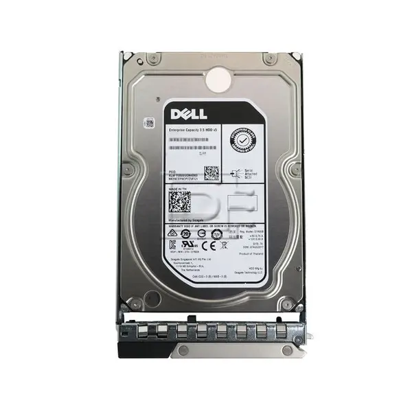 Dell 4TB 7.2K RPM SATA 6Gbps 512n 3.5in Hot-p