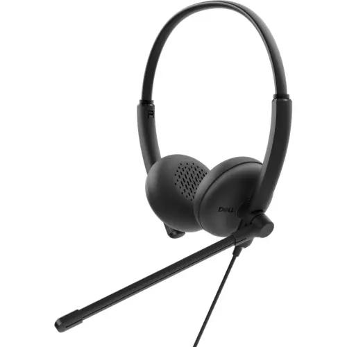 Dell Casti cu fir Dell WH125, USB-A, microfon, Negru