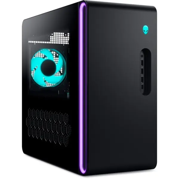 Dell Desktop PC Alienware Gaming Aurora, Procesor Intel® Core™ Ultra 9 285K 3.7GHz Arrow Lake, 64GB RAM, 4TB SSD, GeForce RTX 5080 16GB, Windows 11 Pro