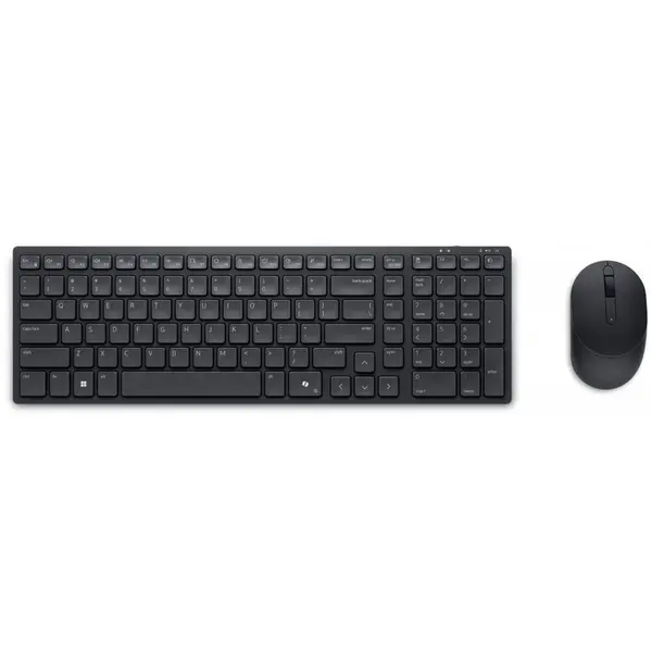 Dell Kit tastatura + mouse wireless Dell KM55, Negru