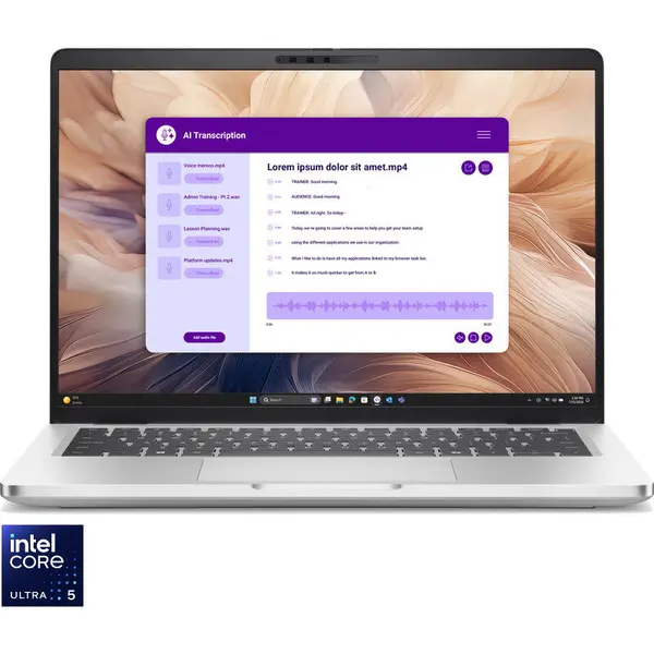 Dell Laptop DELL 14 Pro 14 Plus PB14250, Display 14 FHD+, Procesor Intel® Core™ Ultra 5 235U, RAM 16GB DDR5, 512GB SSD, Placa video Intel Graphics, Windows 11 Pro, Gri