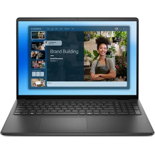 Dell Laptop Dell 16 DC16250 Intel Core 5 120U, 16 inch WUXGA, 16GB RAM, 512GB SSD, Windows 11 Pro, Negru