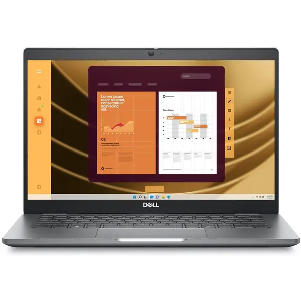 Dell Laptop DELL Latitude 5350, Intel Core Ultra 5 135U, 13,3, ecran tactil, 32GB RAM, 512GBm Windows 11 Pro, Gri