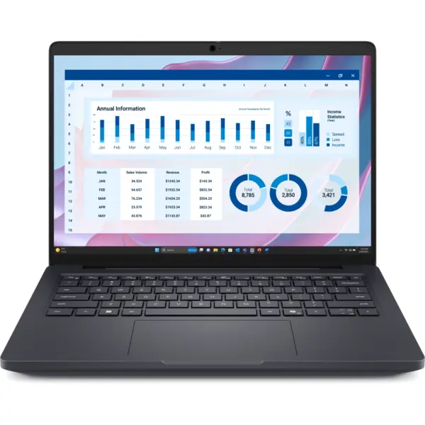Dell Laptop Dell Mobile Workstation, 14 Inch FHD+, Ryzen 7 PRO 350, 16GB RAM, 512GB SSD, Windows 11 Pro, Negru