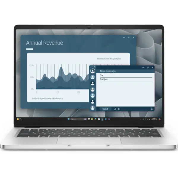 Dell Laptop Dell Pro 14 Plus PC14255, Procesor AMD Ryzen AI 5 PRO 340 pana la 4.80 GHz, 14 inch, Full HD+, 16GB DDR5, 512GB SSD, AMD Radeon 840M, Windows 11 Pro, Argintiu