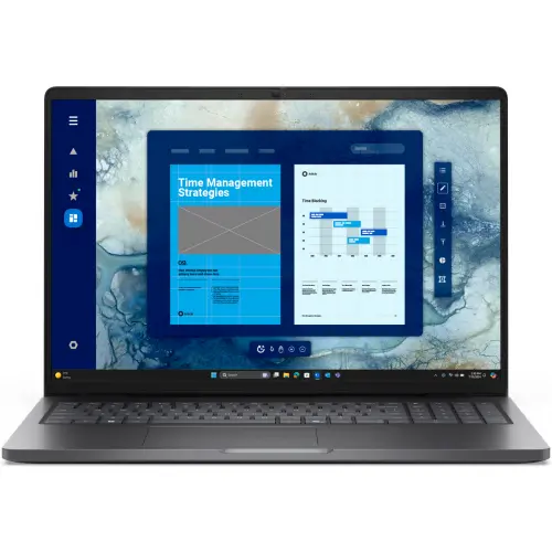 Dell Laptop Dell Pro 16 PC16250, Procesor Intel® Core™ Ultra 5 235U (12M Cache, pana la 4.90 GHz), 16 inch, Full HD+, 16GB DDR5, 512GB SSD, Intel Graphics, Ubuntu, Gri