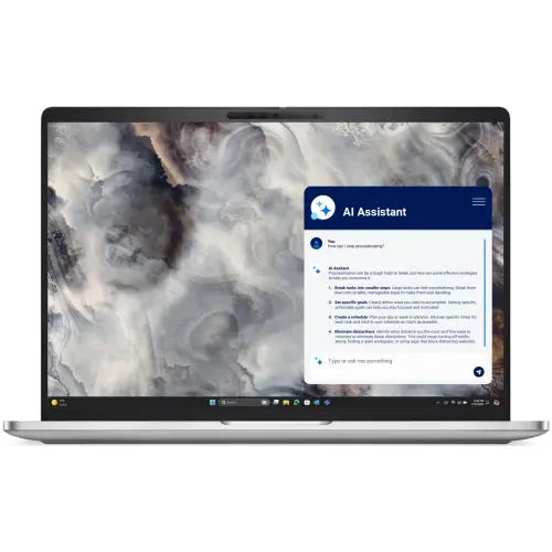 Dell Laptop Dell Pro 16 Plus PB16250, Intel Core Ultra 5 236V, 16 inch, RAM 16GB, SSD 512GB, Intel Arc Graphics 130V, Linux, Argintiu