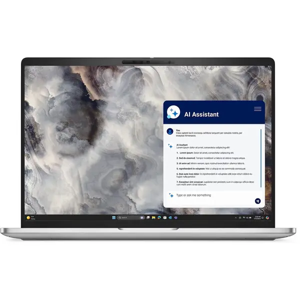Dell Laptop DELL Pro 16 Plus PB16250, Intel Core Ultra 7 265U, 16 inch, RAM 32 GB, SSD 512 GB, Intel Graphics, Windows 11, Argintiu