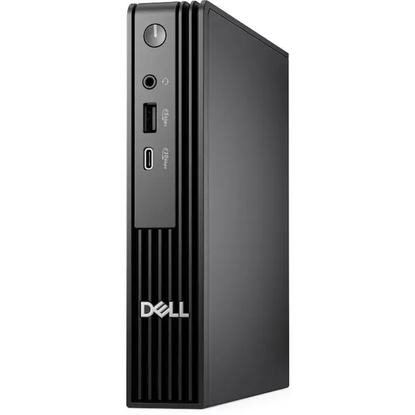 Dell Mini PC DELL Pro Micro (QCM1255), Procesor AMD Ryzen 5 Pro 8500GE 3.4GHz, 16GB RAM, 512GB SSD, Windows 11 Pro, Negru