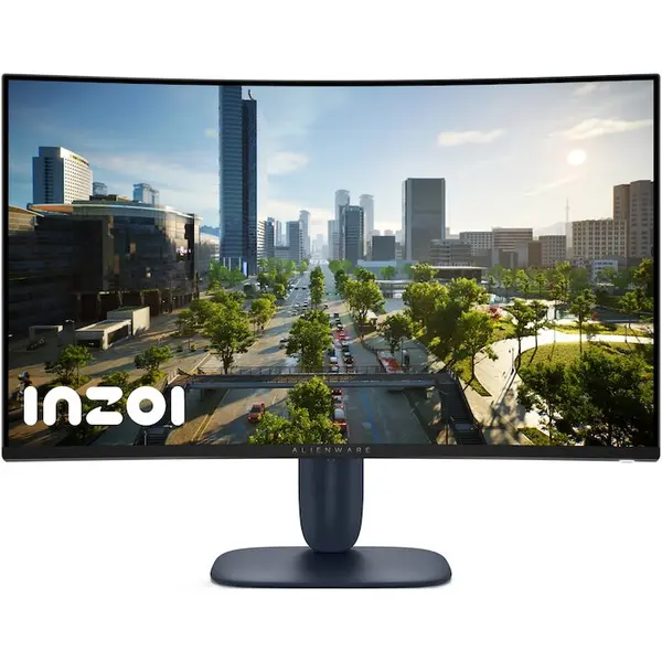 Dell Monitor Gaming DELL Alienware curbat AW3225DM, Diagonala 32, Rezolutie WQHD 2560x1440, 180Hz, 3000:1, 1ms, Negru