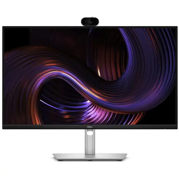 Dell Monitor IPS LED Dell 27 P2726DEV, QHD (2560 x 1440), HDMI, DisplayPort, Pivot,Camera Web, 100 Hz, 5 ms, Negru/Argintiu