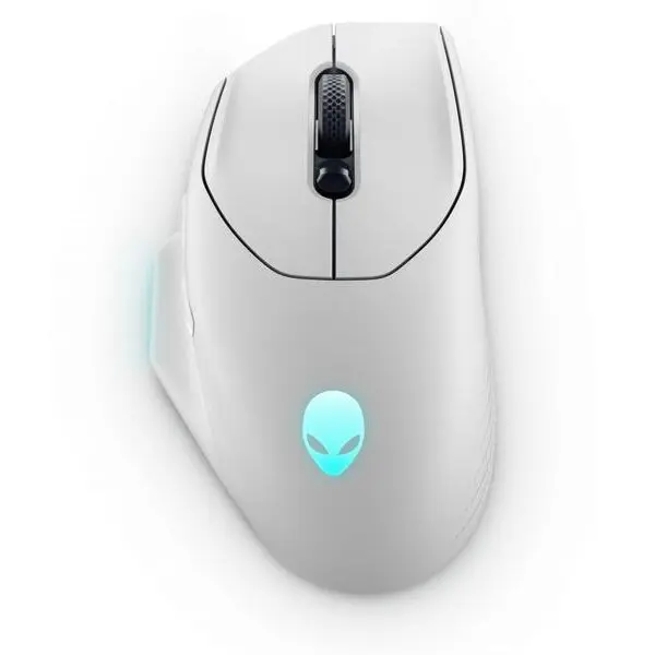 Dell Mouse Gaming Dell Alienware AW620M, Wireless, 26000 DPI, Alb