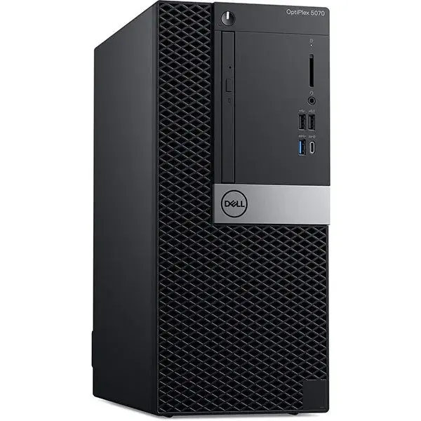 Dell, OPTIPLEX 5070, Intel Core i7-9700, 3.00 GHz, HDD: 256 GB NVE, RAM: 8 GB, video: AMD Radeon RX 550, 4 Gb, TOWER