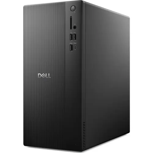 Dell Sistem desktop Dell Pro Essential QVT1260 MT, procesor Intel Core i5-14500, RAM 16GB, SSD 512GB, Intel UHD Graphics 770, Ubuntu, Negru