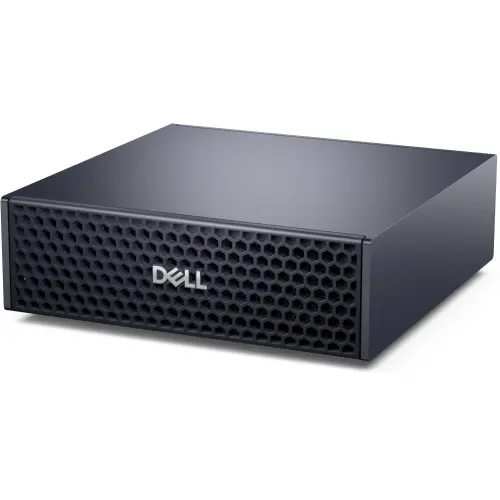 Dell Sistem desktop Dell Pro Max FCM1253 SFF, procesor nVidia GB10 Grace Cortex-X925 si Cortex-A725, RAM 128GB, SSD 4TB, nVidia GB10 Blackwell, nVidia DGX OS 7, Negru