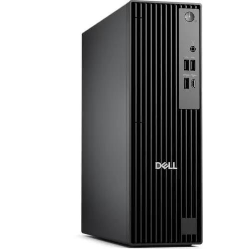 Dell Sistem desktop DELL PRO Slim QCS1250, procesor Intel Core Ultra 5 235, RAM 8GB, SSD 512GB, Intel Graphics, Windows 11 Pro, Negru
