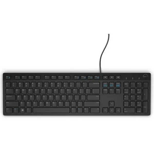 Dell Tastatura Dell 580-ADIR, cu fir, QWERTY, Negru