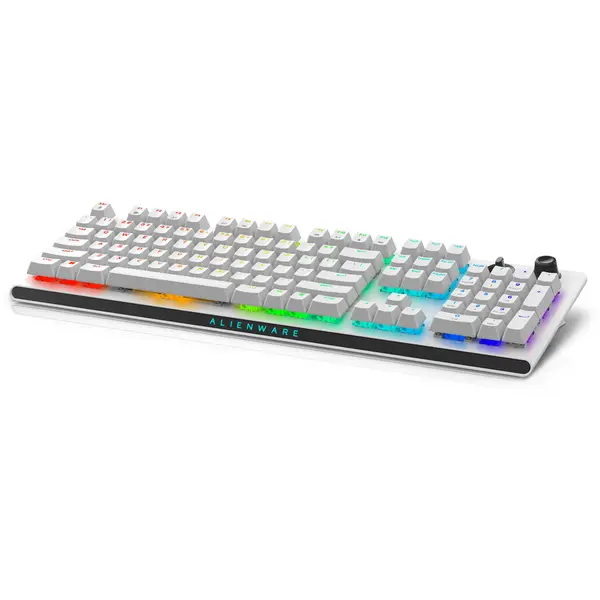 Dell Tastatura Gaming Dell Alienware Tri-Mode, Wireless, USB, Alb