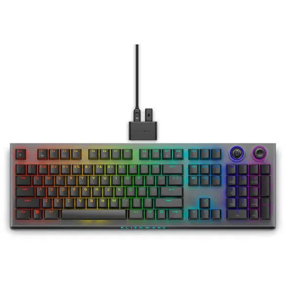 Dell Tastatura Gaming Dell Alienware, US Layout, Mecanica, RGB, Tri-Mode