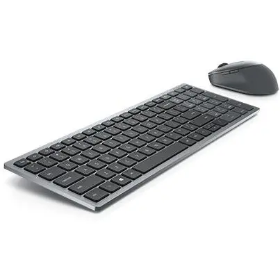 Dell Tastatura si mouse Dell 580-AIWS, Wireless, Bluetooth, QWERTY, Full-size, Optic, Gri