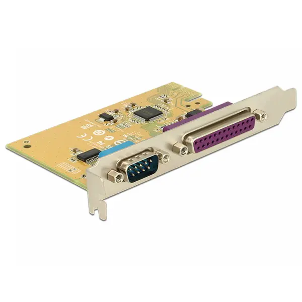 Delock Adaptor Delock PCI EXPRESS CU 1 port serial RS232 + 1 X Paralel DB25