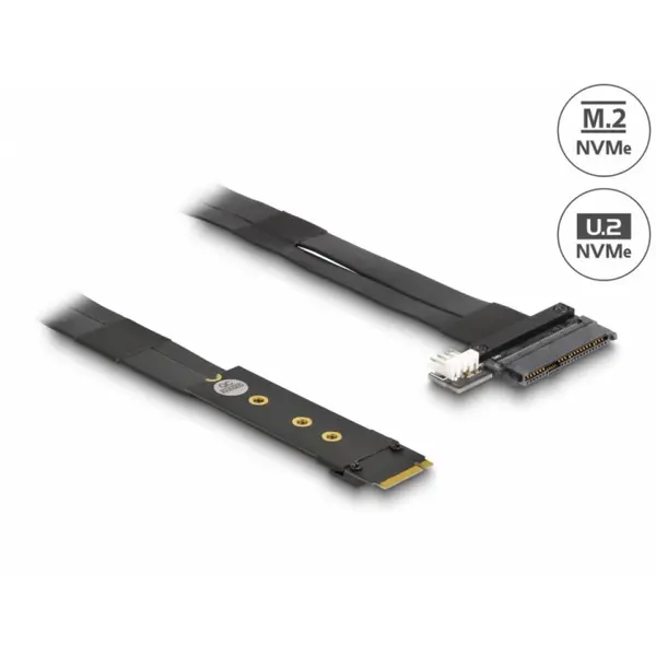 Delock Adaptor M.2 Key M la U.2 SFF-8639 NVMe 20cm, Delock 64216