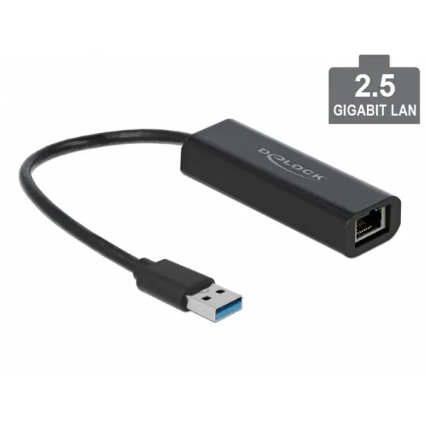 Delock Adaptor USB 3.1-A la 2.5 Gigabit LAN, Delock 66299