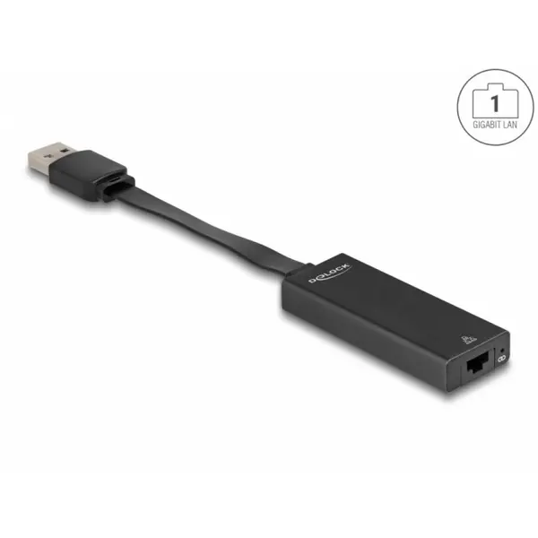 Delock Adaptor USB 3.1-A la Gigabit LAN Slim, Delock 66245
