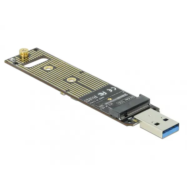 Delock Adaptor USB 3.1 Gen 2 la M.2 NVMe PCIe SSD, Delock 64069