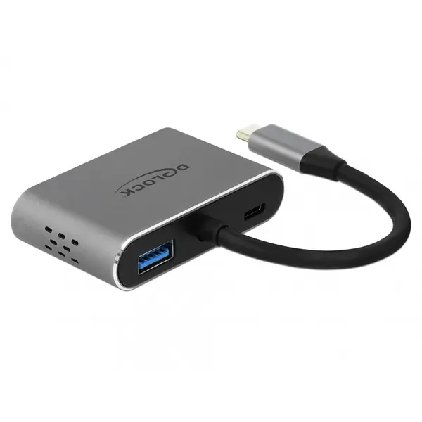 Delock Adaptor USB-C la HDMI, VGA, 1 x USB 3.0, 1 x USB-C PD, Delock 64074