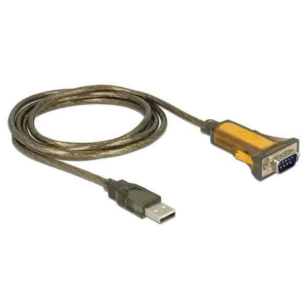 Delock Adaptor USB la Serial RS-232 DB9 extended temperature range, Delock 65840