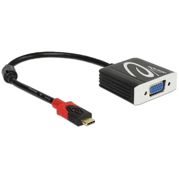 Delock Adaptor USB tip C la VGA (DP Alt Mode) T-M, Delock 62994