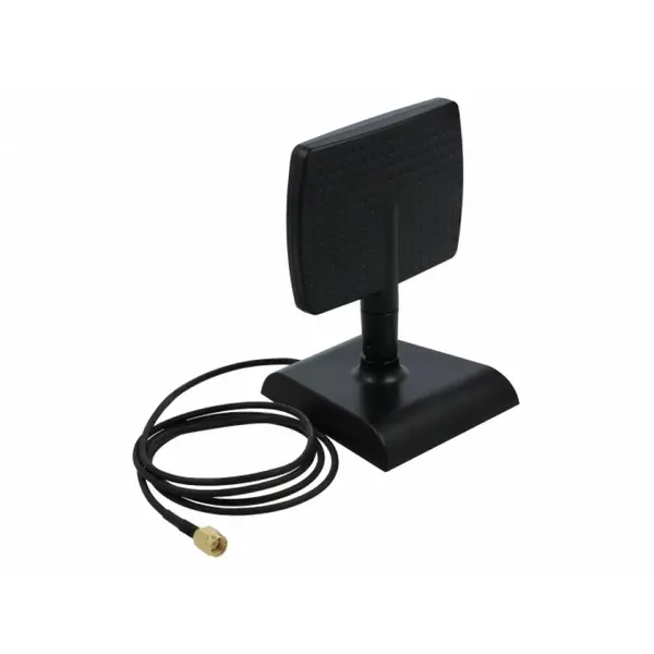 Delock Antena WLAN WiFi 6 cu baza magnetica RP-SMA plug 4 - 6 dBi directionala, Delock 90297