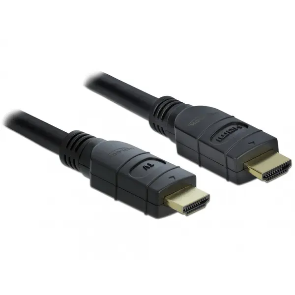 Delock Cablu activ HDMI 4K60Hz T-T 20m Negru, Delock 85286
