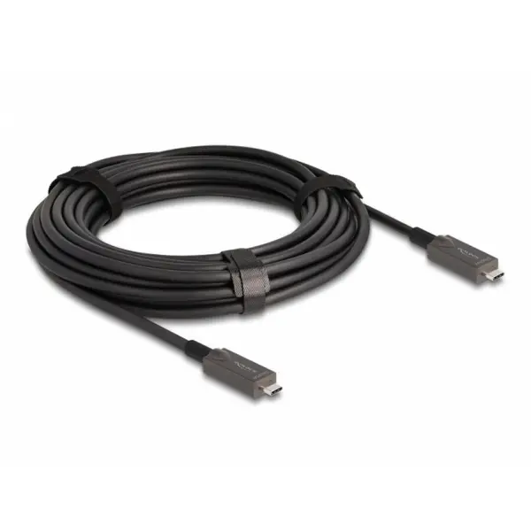 Delock Cablu activ optic USB 3.2 Gen2 Type C 4K144Hz/60W T-T 10m, Delock 84150