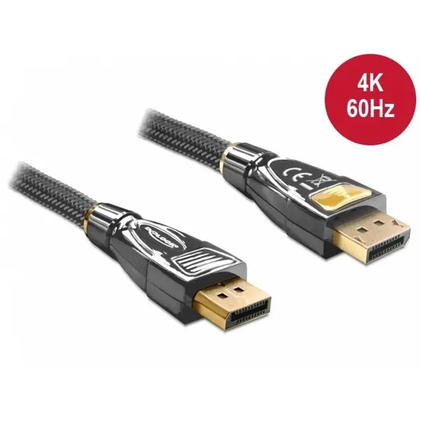 Delock Cablu displayport premium T-T 2M