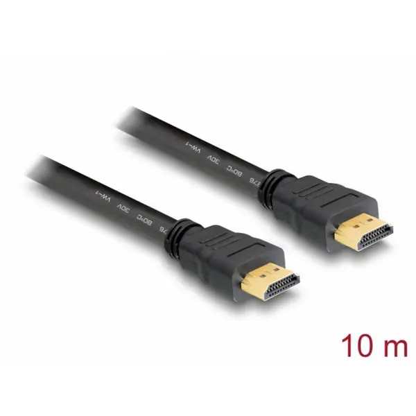 Delock Cablu HDMI 4K v1.4 T-T 10m Negru, Delock 82709