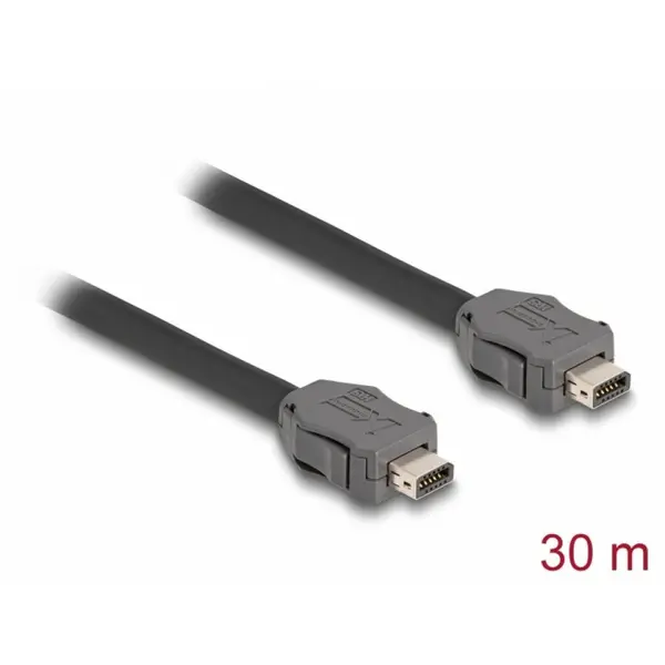 Delock Cablu ix Industrial (A-coded) pentru Industry 4.0/IoT Cat.7 T-T 30m, Delock 82026