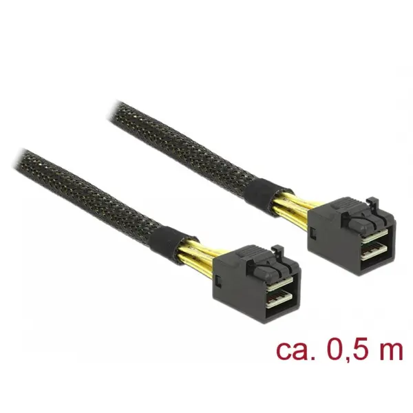 Delock Cablu Mini SAS HD SFF-8643 0.5m, Delock 83386