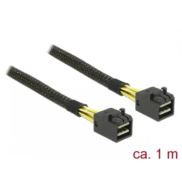 Delock Cablu Mini SAS HD SFF-8643 la Mini SAS HD SFF-8643 1m, Delock 83387
